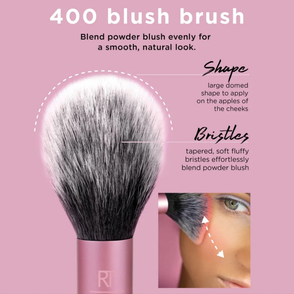 Real Techniques Pink Makeup Brush